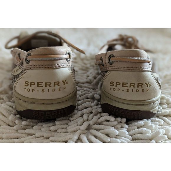 Sperry Top Sider womens leather/syn upper boat shoes  SZ 6 - Picture 6 of 13